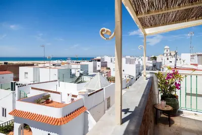 Image de Studio \"Gloria 4\" dans le centre historique près de la plage avec terrasse sur le toit et Wi-Fi