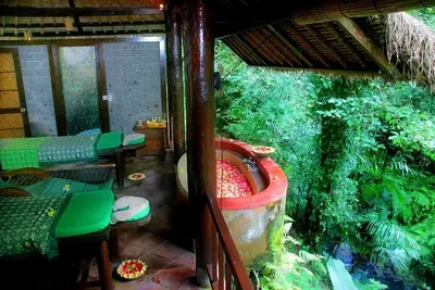 Image de Piscine privée familiale 2 chambres avec petit-déjeuner inclus avec vue naturelle