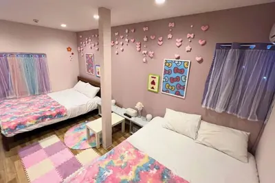 Image de Usj 2 stops 5 minUmedaDotonbori 8minKIX direct accessSV2 - Sakura Villa Room 102 / Osaka Ōsaka