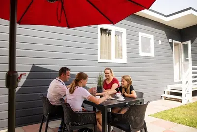 Image de Chalet individuel pour cinq personnes, entièrement équipé.