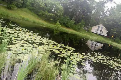 Image de Charmant 2 lits, 1 salle de bain et un loft avec vue sur le lac et le rivage