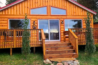 Image de Cabine Bayview sur Northwoods pittoresque chaîne de 7 milles de lacs