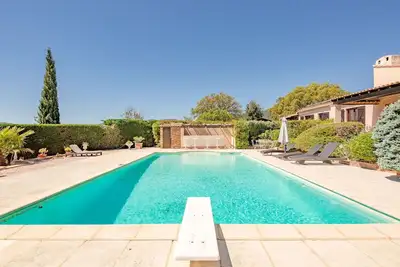 Image de Belle maison de vacances privée avec climatisation, piscine privée, Wifi, Tv et terrasse