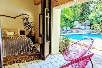 Image de ❤️Beach Villa❤️Piscine privée❤️Playacar❤️Boho décor