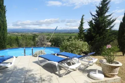 Image de Vue superbe sur la vallée du minervois