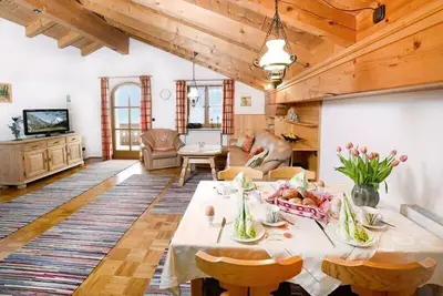 Image de Ferienwohnung -Sonntagshorn- (73qm), Balkon, KĂĽche extra, 2 Schlaf- und 1 Wohnzimmer, max 4 Pers, Wlan