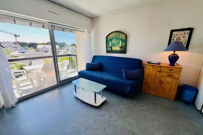 Image de Quiberon : Charmant T2 avec piscine, terrasse, parking, proche plage - 4 pers.