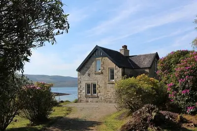 Gardens Cottage  on Ellary Estate, Gate Leading Straight on to the Beach