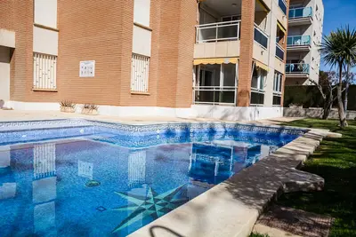 Spacious apartment with pool views | Esquirol Beach