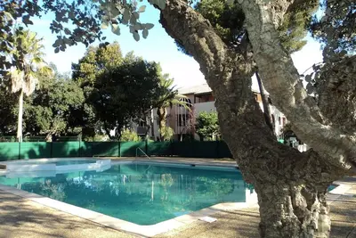 Image de Studio cabine avec piscine, tennis et parking à 400m de la plage - 4 couchages, Saint-Aygulf