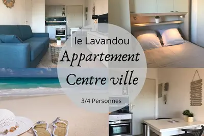 Image de Appartement au coeur du village  à 100 m de la plage avec parking
