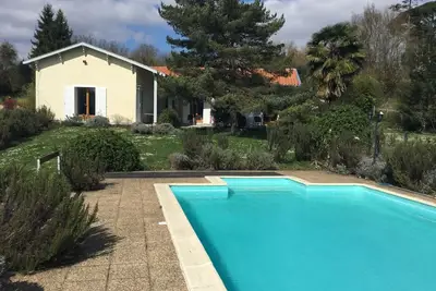 Image de Maison grande piscine et parc, 8 pers, proche Bordeaux, St Emilion, Arcachon