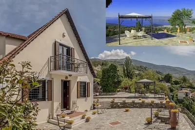Image de Chalet Orfeas -Portaria |  magic View, Garden 1000m2, jacuzzi
