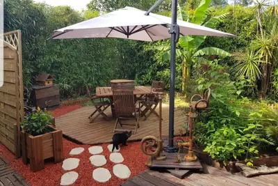 Image de Maison  cosy avec jardin dans quartier calme proche Océan et Lac pour famille