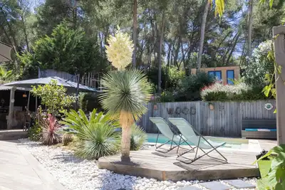 Image de Villa climatisée avec piscine en bordure d'un bois classé