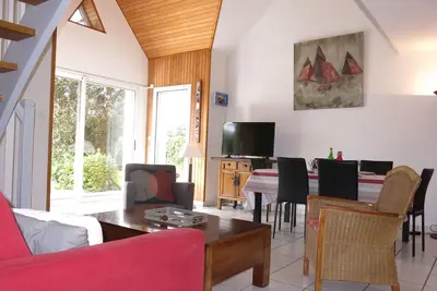 Image de Belle maison de vacances privée pour 7 personnes avec Wifi, Tv et terrasse