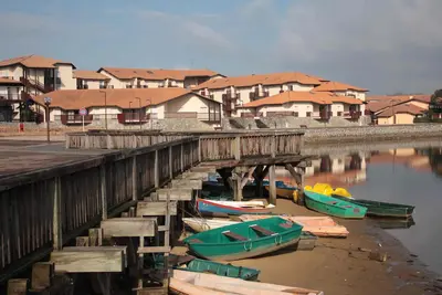 Image de Vieux Boucau, à côté le lac marin de Port d'Albret. Piscine. Près de la plage.