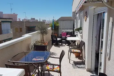 Image de Magnifique penthouse 4-6 personnes avec terrasse et vue mer proche de la plage