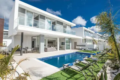 Image de Villa Olive Sun, beau V3 contemporain avec piscine privée, à quelques pas de la plage