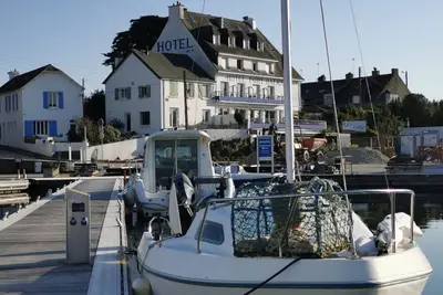 Image de HĂ´tel Port Haliguen Quiberon chambre familiale 4 personnes.