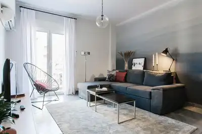 Image de Appartement urbain et confortable 1bd dans le quartier d'Ampelokipoi