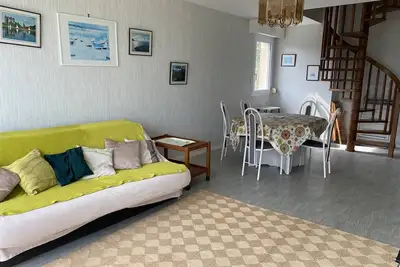 Image de Grand appartement duplex Ă 300 m de la grande plage