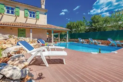 Image de Maison de vacances Dobrinj pour 1 - 9 personnes avec 3 chambres à coucher - Maison de vacances