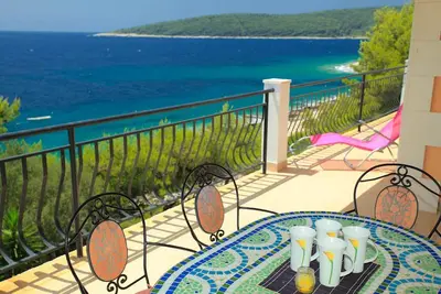 Image de Appartement de vacances Blato pour 1 - 4 personnes avec 1 chambre Ă coucher - Maison de vacances