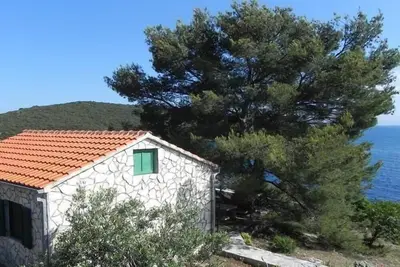 Image de Maison de vacances Maslinica pour 1 - 4 personnes avec 2 chambres Ă coucher - Maison de vacances