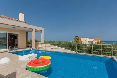 Image de Maison de vacances Rethymno pour 1 - 6 personnes avec 3 chambres à coucher - Maison de vacances