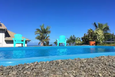 Image de La case vétyver avec piscine chauffée
