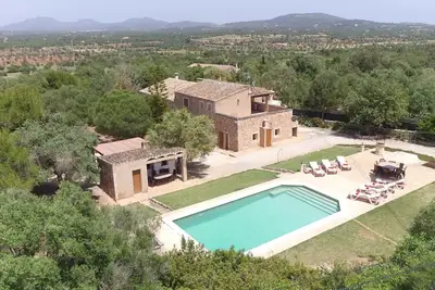 Es Figueral Finca pour 8 à Santanyi avec piscine