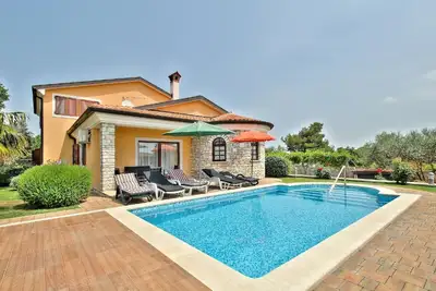 Image de Maison de vacances Buje pour 2 - 8 personnes avec 3 chambres à coucher - Maison de vacances