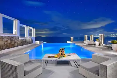 Image de Maison de vacances Mykonos (Stadt) pour 1 - 8 personnes avec 4 chambres à coucher - Maison mitoyenne