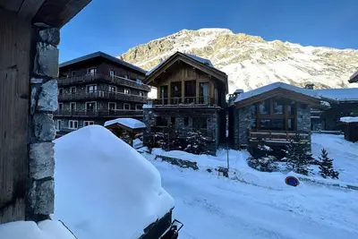 Image de Studio 3 personnes à Val d'Isère à 300m du centre du village et 100m des pistes