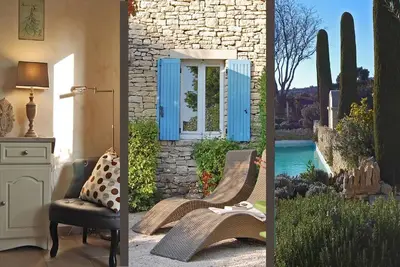 Image de Appartement de vacances Gordes pour 1 - 5 personnes avec 2 chambres à coucher - Maison mitoyenne
