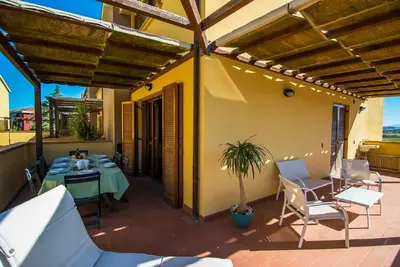 Image de Appartement de vacances Alberese pour 1 - 10 personnes avec 3 chambres à coucher - Logement de vacan