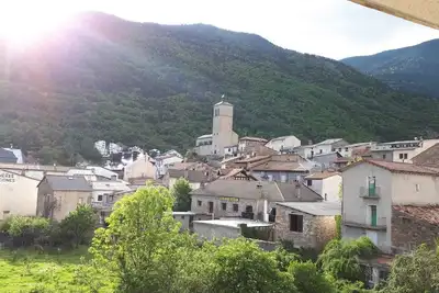 Flat in Biescas. Pyrenees of Huesca.