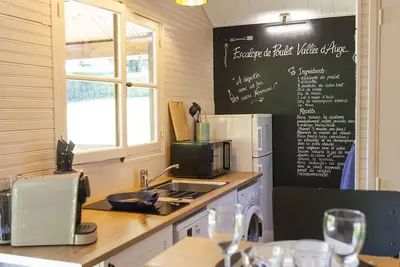 Image de chalet-gîte 4 pers. Normandie Piscine Chauffée de Mi-Mai à Septembre (Reinette)