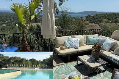 Image de Appartement de charme, vue exceptionnelle sur la mer, Les Restanques