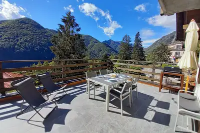 Image de Calluna House, terrace in the sun of Onsernone