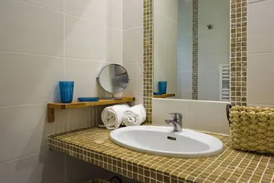 Villa F3 *** air-conditioned and heated swimming pool 900 m from Santa Giulia beach