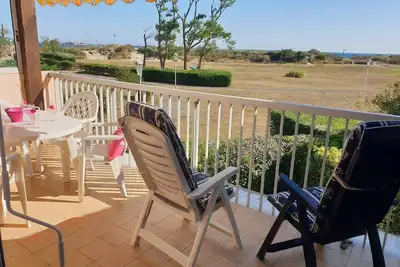 Image de beau T3 vue mer piscine Cap d'Agde