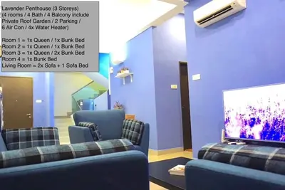 Image de 3 Storeys Penthouse 4 rooms 4 Bath 4 Balcony including a Private Garden