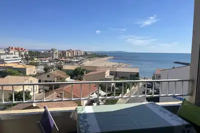 Image de Très joli T2 vue mer piscine Plage du Mole - Falaises Cap d'Agde