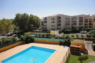Image de Joli T2 avec cabine piscine proche plage Richelieu Cap d Agde