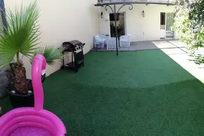 Image de Rez  jardin standing 2 grandes terrasses jardin proximité centre ville et plages