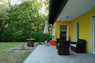 Image de Das 6- Zimmer Ferienhaus mit einem 800 qm großen Garten