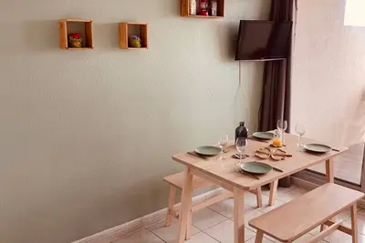 Image de Appart 4 pers climatisé pkg privé  à 30 m plage + piscine