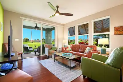 Image de Hale Konani, ground flr end unit with Ac, golf & ocean views, 9m Pili Mai, Poipu